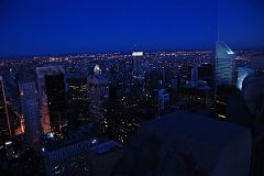 New York City Top Of The Rock 20B Northeast Buildings Trump Tower, Sony Building, Bloomberg Tower, Citigroup Center After Sunset